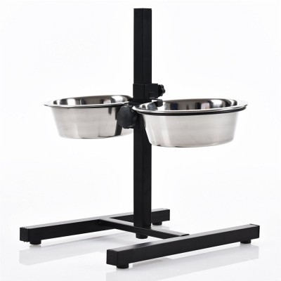 Fuss Dog Supporto Alzaciotole con Ciotole Large Diametro 19 cm x 7 cm