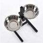 Fuss Dog Supporto Alzaciotole con Ciotole Large Diametro 19 cm x 7 cm