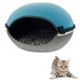 Cuccia per Gatti Riposo Little Arena Azzurro Diametro 52 x Altezza 30 cm