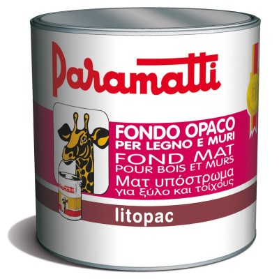 FONDO OPACO PER LEGNO E MURO LITOPAC PARAMATTI ML 500