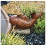 Gioco d'Acqua Pesce Fontana Decorativo in Resina per Laghetto