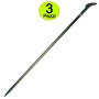 Leve a Unghia In Acciaio Forgiato Lunghezza Cm 100 Pezzi 3 Per Edilizia Bricolage