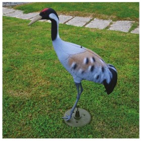 Decorazioni Animali Giardino & Laghetto Gru' in Resina H 90 Cm