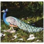 Decorazioni Animali Giardino & Laghetto Pavone Grande in Resina H 47 Cm