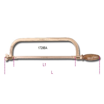 SEGHETTO E LAMA ANTISCINTILLA DA 500 MM 1727BA BETA