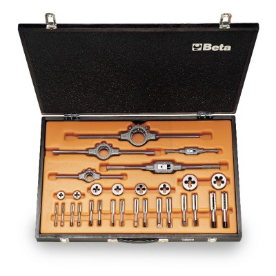 ASSORTIMENTO DI MASCHI E FILIERE E ACCESSORI FILETTATURA UNF