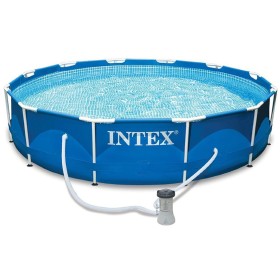 Piscina Intex Frame Diametro 366 x 76 cm con pompa
