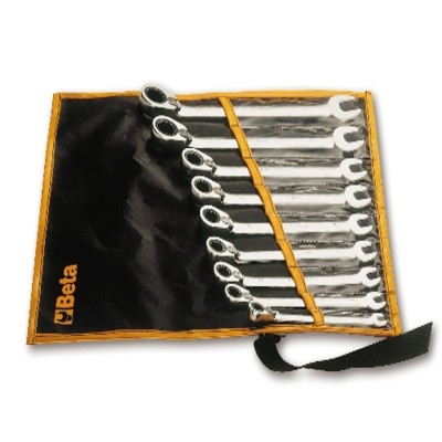 9 CHIAVI COMBINATE A CRICCHETTO REVERSIBILE BETA