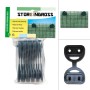 Multipack da 400 pz Fermi per Rete Ombreggiante Clips per Fissaggio Reti Super PE 