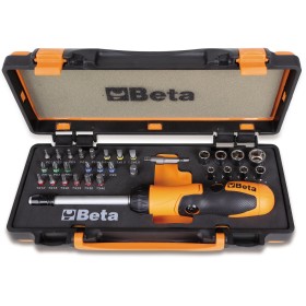 CASSETTA 860/C38P 37PEZZI BUSSOLE INSERTI 1/4 " BETA