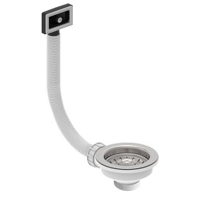 Piletta  Con Troppopieno Rettangolare Bonomini Diametro mm 90 Per Lavello