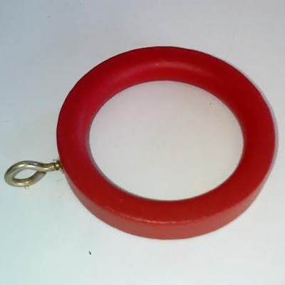 ANELLI PER TENDA LEGNO ROSSO IL206 CINTACOR PEZZI 6