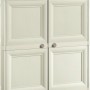 Armadio doppia anta portascope 3 ripiani cm 79x43x164 in resina colore Angora - Omnimodus