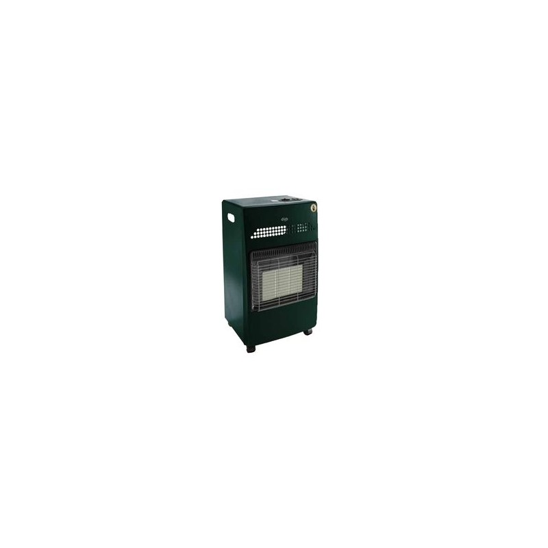 Stufa a infrarossi alimentazione a gas GPL Colore verde scuro 3 step di  potenza 1.5-2.8-4.1 kW Volum