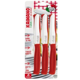 KAIMANO KDN021506R  Coltelli Da Tavola Rossi 6 Pezzi