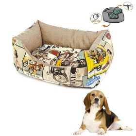 Fuss Dog Cuccia per Cane Sfoderabile e Lavabile Fifties cm 95xh30 Made In Italy