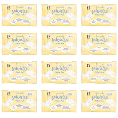 Multipack 12 Confezioni Salviette Pulizia Occhi Per Cani e Gatti con Estratti Naturali
