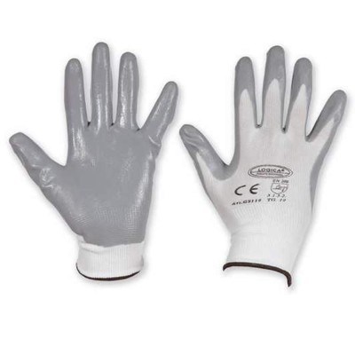 Guanti in Nitrile Grigio Taglia misura 10 Multipack 10 Paia