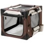 TRASPORTINO PER CANI SMART TOP DELUXE L 61 cm W 46 cm H 43 cm beige brown
