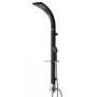 Colonna Doccia Tucano Black Flessibile Doccetta 1 Getto 2 Funzioni