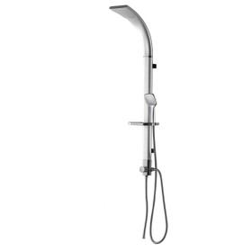 Colonna Doccia Tucano Grey Flessibile Doccetta 1 Getto 2 Funzioni