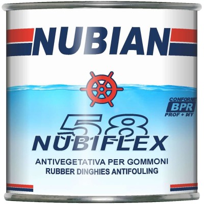 Nubiflex 58 Antivegetativa Elastica Per Gommoni Nera Nubian 750 Ml