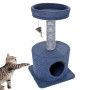 Tiragraffi per Gatto Notte Blu in Corda Sisal Natural Altezza 72 cm Fuss-Cat