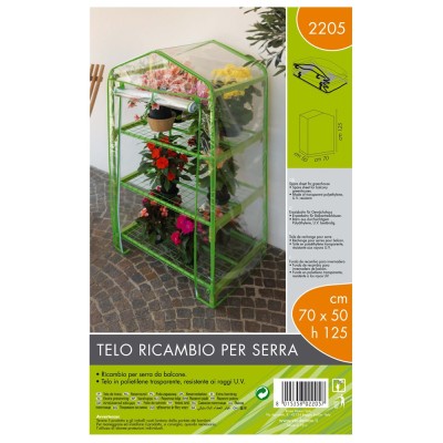 Telo Ricambio Serra 70x50x125 cm Verde Chiaro