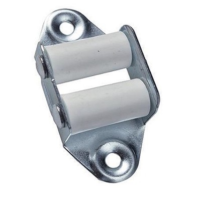 Guidacinghia Verticale a Due Rulli In Plastica Telaio Acciaio Zincato