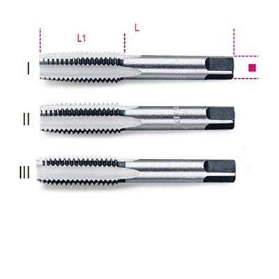 Serie di Maschi Passo Grosso mm 16x2 Beta 430 Pezzi 3