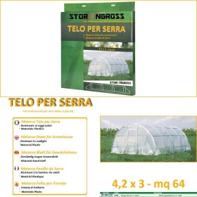 Telo Professionale per Serra Maiorca 4x3 metri (mq telo 64 spessore 0,2 mm)