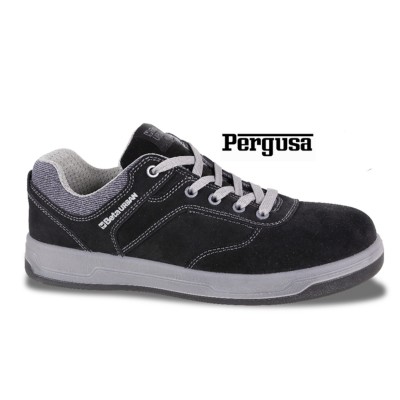 BETA 7360UN Urban Pergusa Scarpe Basse in Pelle Scamosciata Idrorepellente Numero 43 Colore Nero