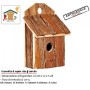 Casetta NEW da Parete in Legno Artigianale Nidi Uccelli Selvatici Betty Garden AzimuthShop