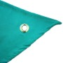 Betty Garden Kit Telo Ombreggiante Impermeabile Triangolo 165 gr 3,6 x 3,6 x 3,6 mt Turchese