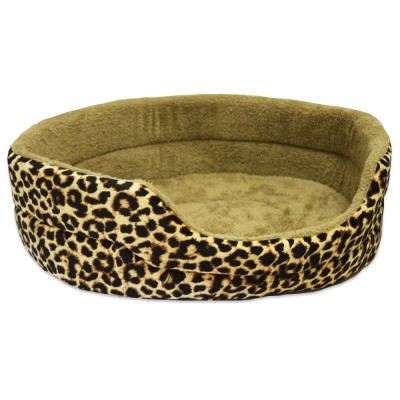 Cesta per Animali Leopardata Lunghezza 54 x Profondità 44 x H 12 cm