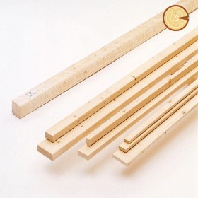 LISTELLO PIALLATO IN ABETE MM 30X30X2000