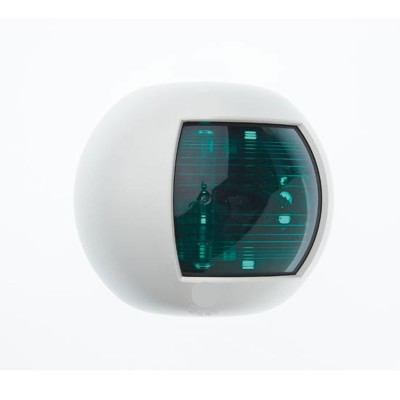 Fanale Di Via Luce Verde Dritta 112,5 gradi Colore Bianco