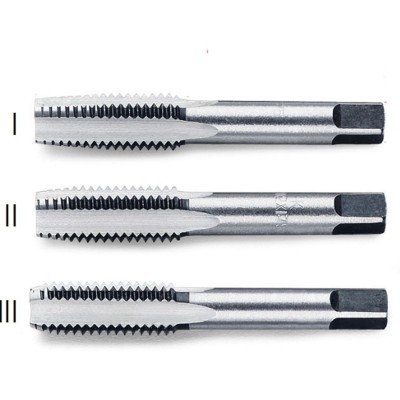 Serie di Maschi a Mano mm 18x2,5 Ineco M18x2,5 Pezzi 3