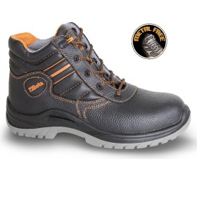 SCARPE ALTE PELLE FIORE NERO BKK N 38 7206BKK BETA