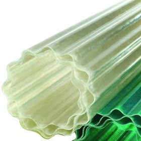 PLASTICA ONDULATA IN VETRORESINA NEUTRA H MT 1 X MT 40
