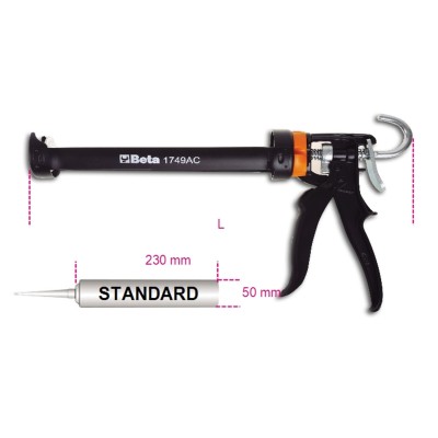 PISTOLA LAMIERA PER ANCORANTI CHIMICI BETA