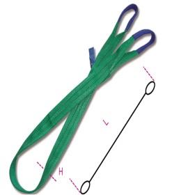 BRACHE DI NASTRO TESSUTO PIATTO, 2t IN POLIESTERE VERDE 8153