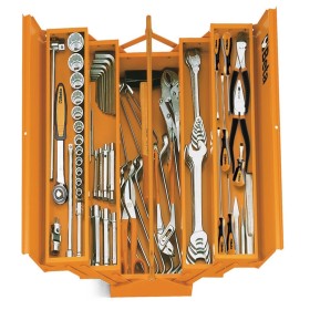 CESTELLO ESTENDIBILE A 5 SCOMPARTI IN LAMIERA C20L-2120 BETA completa di utensili