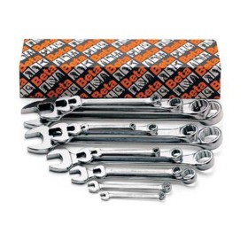 SERIE DI 15 CHIAVI COMBINATE A FORCHETTA E POLIGONALI BETA