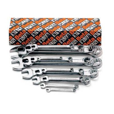 SERIE DI 15 CHIAVI COMBINATE A FORCHETTA E POLIGONALI BETA