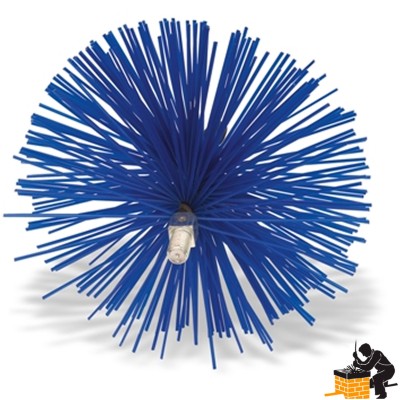 SCOVOLO TONDO NYLON DIAMETRO MM 250 PER CANNE FUMARIE