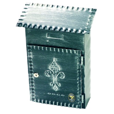 CASSETTA POSTA C/TETTO FERRO BATTUTO ANGELO B.