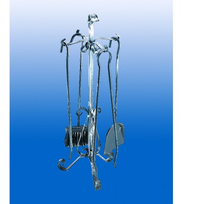 SERVIZIO RICCIOLO ALTEZZA 70 CM ARGENTATO ANGELO B