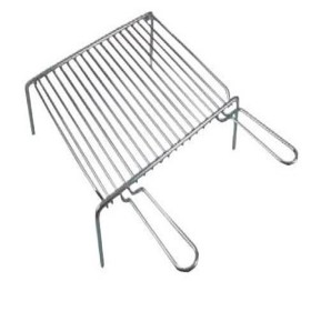 GRATICOLA FILO CROMATO 35X40 CM ARGENTATA ANGELO B