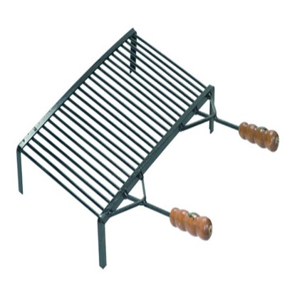 GRATICOLA IN FERRO SENZA PIEDI CON SUPPORTO ANGELO B